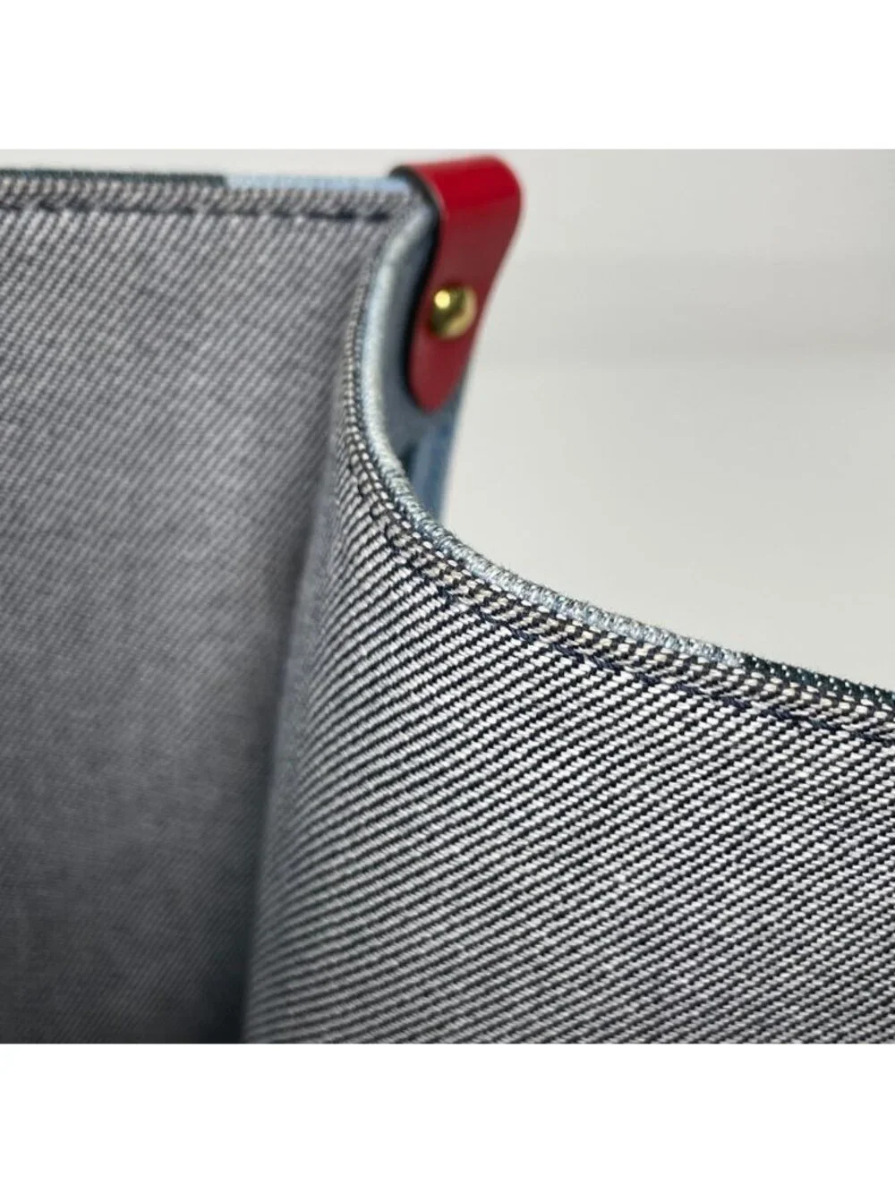 Louis Vuitton On The Go GM Handbag 2-Way Monogram Denim Blue
